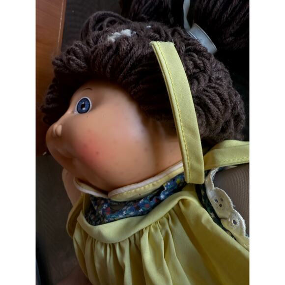 1978 1982 Cabbage Patch Doll Appalachian Artworks Brown Hair Blue Eyes READ - Picture 5 of 10